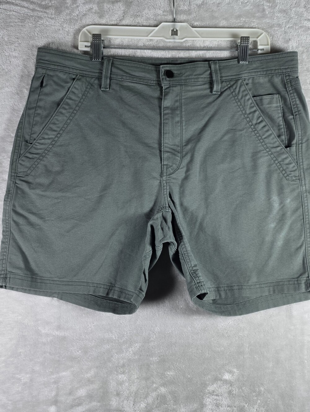 Proof Huckberry Rover EDC Shorts Mens Size 36 Balsam Green 6.5” Inseam Canvas